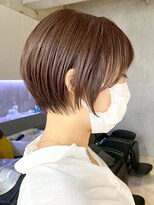 エリマ 横浜西口(elima)&nbsp;横浜西口大人ミディアムボブミディアムパーマ丸みレイヤーくびれ