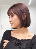 ゆったり丸みボブ！重ためが好きなあなたに！