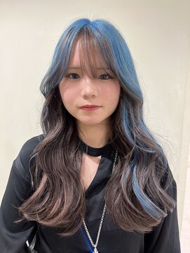 ヴァイス 新宿店(VAICE) ブルー×ブラウン アンブレラデザイン