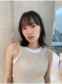 秋色顔周り似合わせカット/ミディアムレイヤー