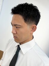 クオンヒール 淀屋橋店(QUON HEAL) メンズショート/アップバング/スキンフェード/ベリーショート×