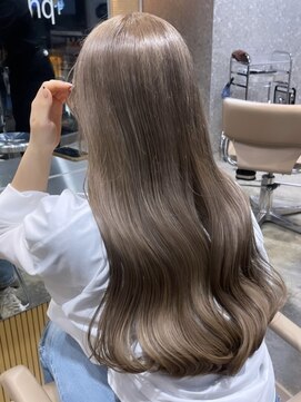 サンクマーケット 渋谷(cinq MARKET) 渋谷ブリーチカラーハイトーンカラーオリーブブラウンカラー30代