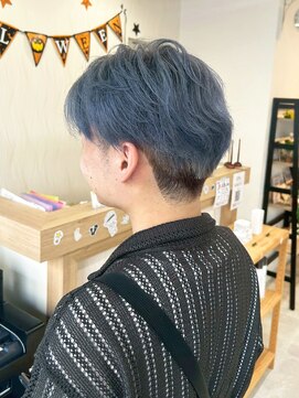 アエル キセラ川西(aeru) 【メンズ】クールブルーショート【能勢電鉄絹延橋駅】