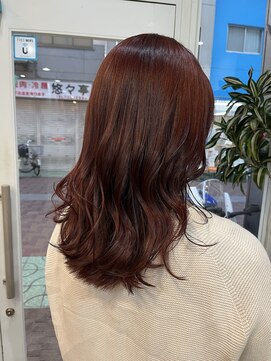 暖かみを感じる暖色カラー　東大阪布施　福田