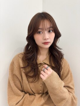 ジョエミバイアンアミ(joemi by Un ami) ミディアムレイヤーハッシュカットベージュカラー