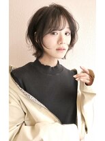 ブゾン(buZon) 【buZon ブゾン】外はねくびれボブ×シースルーバング