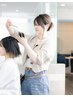 【平日/9時半～17時限定】似合わせカット＋艶カラー＋頭浸浴＋水素TR￥8980