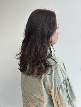 フォークロア 本店(Folk Lore) 透明感ブラウン × ゆるレイヤーロング
