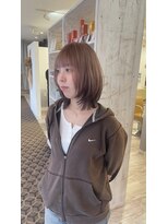 マヤ 昭和店(MYA)&nbsp;ピンクベージュ×グレージュ×レイヤー
