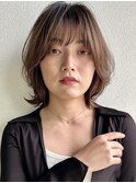 ワンホンレイヤー/ミルクティーブロンド/ダークブルー/横浜