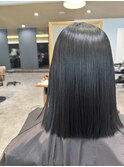 加工無し美髪高校生ストレート