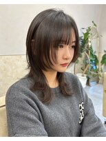 サンドナル 鹿児島天文館(sand NALU)&nbsp;ハッシュカット/グレージュ/デザインカラー[鹿児島天文館]
