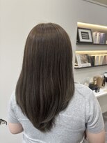ルルクス ヘアーサロン(LuLux)&nbsp;艶髪ダークグレージュ×大人ロング