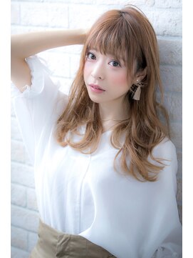 エルデ ナインズ ヘアー スタンド 川口店(elde 9's HAIR STAND) 大人かわいいクラシカルボルドーフェザーロング小顔厚めバング
