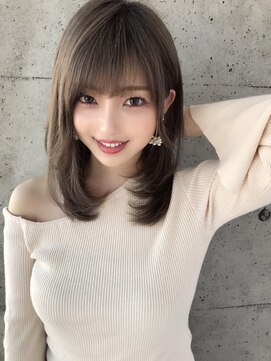 アフロート ルヴア(AFLOAT RUVUA) デザインカラーで透明感バツグンのロング☆＃無造作カール♪