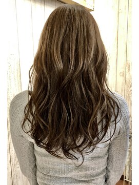 グランアージュ 柏西口店(grandage) ケアブリーチバレイヤージュ×フォギーベージュ【grand age柏】