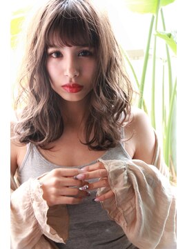 チョビー 銀座(chobii) グレージュ/ひし形/デジタルパーマ/ゆるふわ/くびれ/高柳