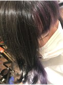 フェイスフレーミングでパープルに☆
