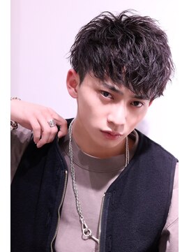 ネイビー(NAVY) メンズ ツーブロックマッシュ 社会人 30代 大人 オススメ