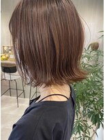 レア(LEA)&nbsp;切りっぱなし外ハネボブ／イルミナカラー/髪質改善 【LEA】