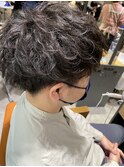 前下がり×ニュアンスマッシュ