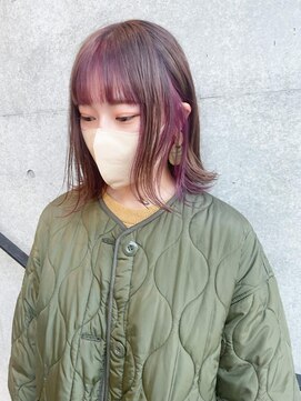 ノラジャーニー(NORA Journey) 【佐藤】グレージュ×パープルインナー