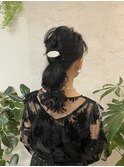 簡単アレンジヘア