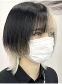 black white design[新宿駅/大人ガーリー/ダブルカラー]