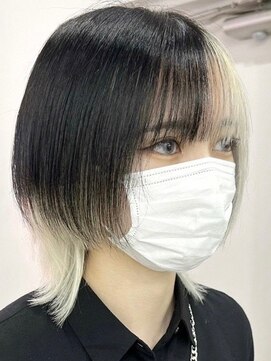 ウィコ 新宿(WICO) black white design[新宿駅/大人ガーリー/ダブルカラー]