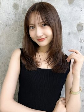 シーシンジュク 新宿南口(Sea shinjuku) 韓国風前髪×レイヤーカット【新宿/前髪/レイヤーカット】