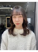 韓国レイヤー/韓国風/ボブ/髪質改善/黒髪/ブリーチなし〔池袋〕