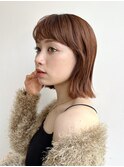 大人ショートボブ前髪ありミニボブ外ハネ丸顔エラ張りK20240317