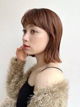 トルネード(TORNADO) 大人ショートボブ前髪ありミニボブ外ハネ丸顔エラ張りK20240317