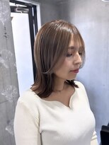 ラック(LUCK)&nbsp;カール/セミディ/シアーカラー/ハイライト/シースルーバング