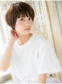 mod's姪浜/ステップボーンカット小顔丸みショートマッシュh