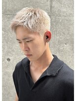 レフ(LEF)&nbsp;ホワイトブロンド/ケアブリーチ/ダブルカラー/葛谷 英司