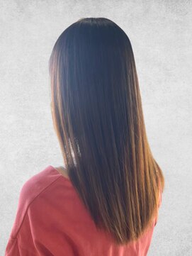 プルス 墨染店(PLUS) 20代30代40代髪質改善トリートメント艶感ストレート暗髪