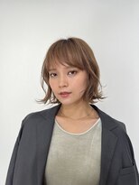 パノラ 下北沢(PANOLA)&nbsp;ベージュカラー　大人カールスタイル　イルミナカラー