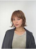 ベージュカラー 大人カールスタイル イルミナカラー