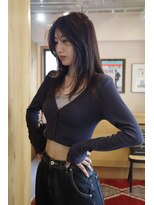 サンクス イース(SANKS . iisuu)&nbsp;レイヤーロング×ピンクブラウン