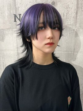 ニューワン バイ ネイバー 立川(Newone by neighbor) レイヤーカットナチュラルハイトーンデザインカラー[立川駅]