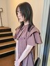 【顔回りのクセに】ポイントストレート+カット+ 3stepTR　￥12100 名駅