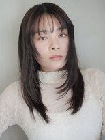 ラヴィズム(LUVISM) ◎韓国ヘアー顔周りレイヤーボブミディアムおくれ毛前髪万代新潟