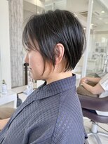 ハピネス 西大寺店(Happiness)&nbsp;ショートカット×ひし形ショートボブ×前髪あり30代40代50代