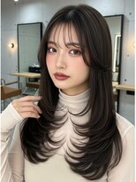 個室型美容室 グルグル 表参道店(GULGUL)&nbsp;表参道/顔周り/前髪カット/ハイライト/ブリーチなしダブルカラー