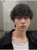 ツイストスパイラルパーマ波巻きパーマシャドウパーマ黒髪原宿