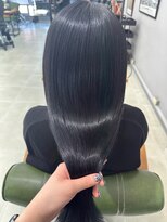 ヘアーアンドビューティーザ エフ(Hair Beauty the F)&nbsp;＊髪質改善カラー_ブルーブラック_m228