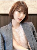 ヘイリーボブ/前髪/レイヤーカット/小顔/髪質改善/縮毛矯正/札幌