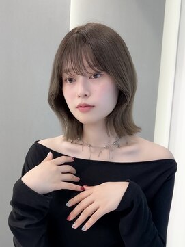 ロンドリゼル 札幌(Lond RiseL) ◯ オリーブグレー/韓国/レイヤーカット/髪質改善/縮毛矯正/札幌