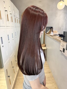 ロンドアジュール 横浜(Lond azur) オリーブグレー髪質改善/黒髪/小顔/くすみベージュ/横浜駅